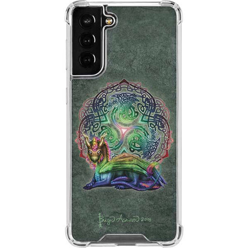 Brigid Ashwood Celtic Dragon Galaxy S21 FE Clear Case
